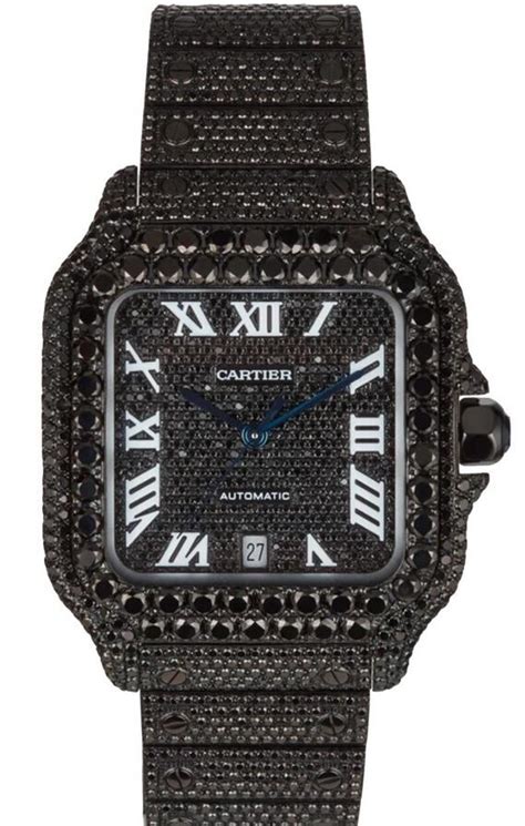 replica cartier watch iced out|iced out cartier watch cheap.